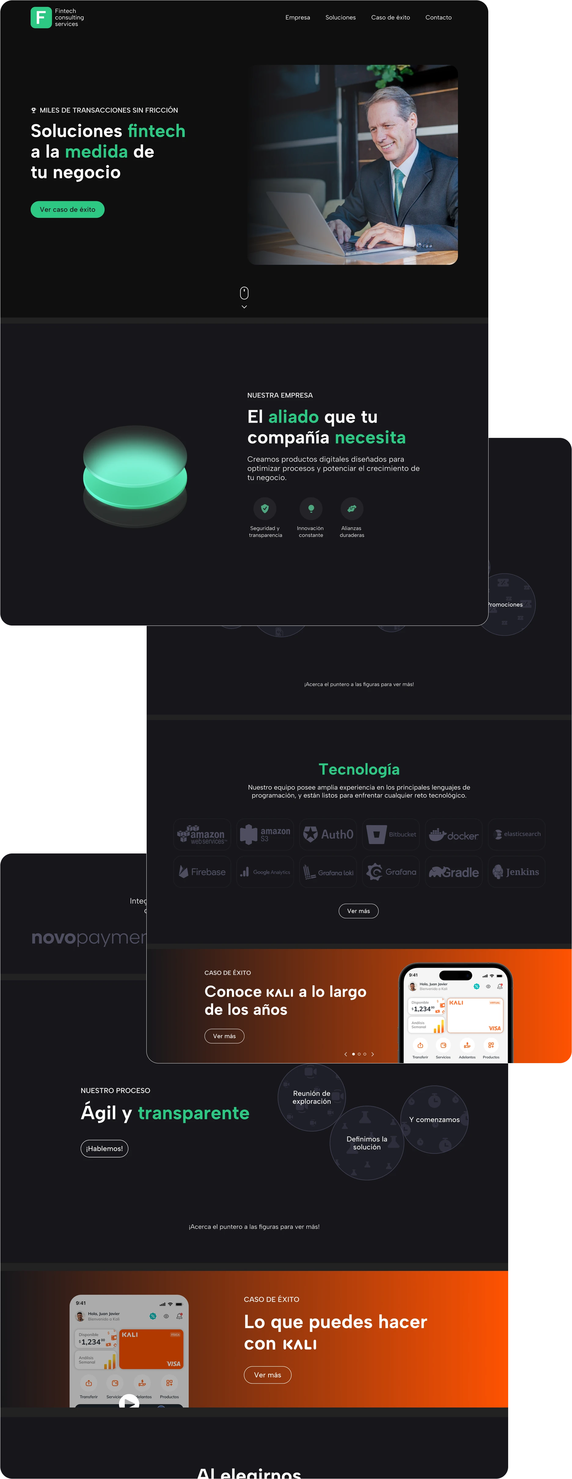 Wireframes y propuesta definitiva de la landing page